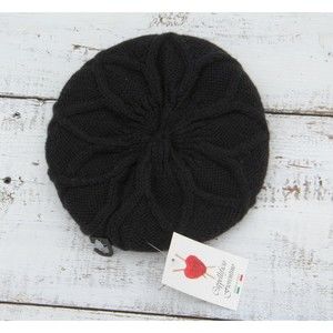 Cappellificio Fiorentino Made Italy Women's One Size BLUE Beret Beanie Hat NEW